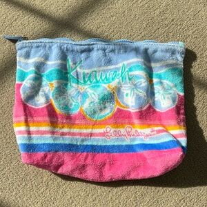 Lilly Pulitzer Kiawah Zipper Pouch NWOT